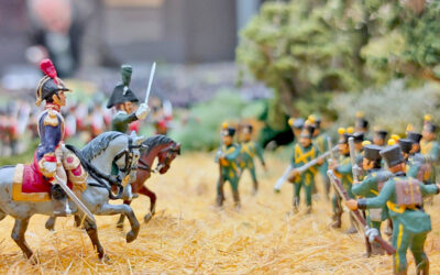 Incorporamos nuevas figuras y escenas a la maqueta «Batalla de Waterloo»