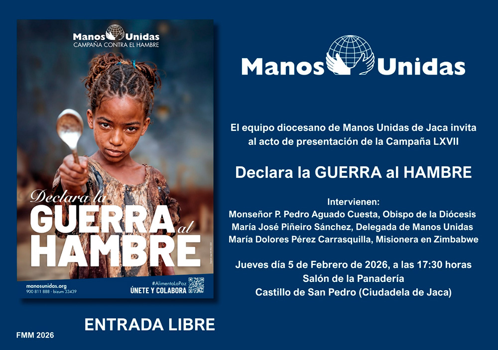Presentación de la Campaña LXVII de Manos Unidas «Declara la guerra al hambre»
