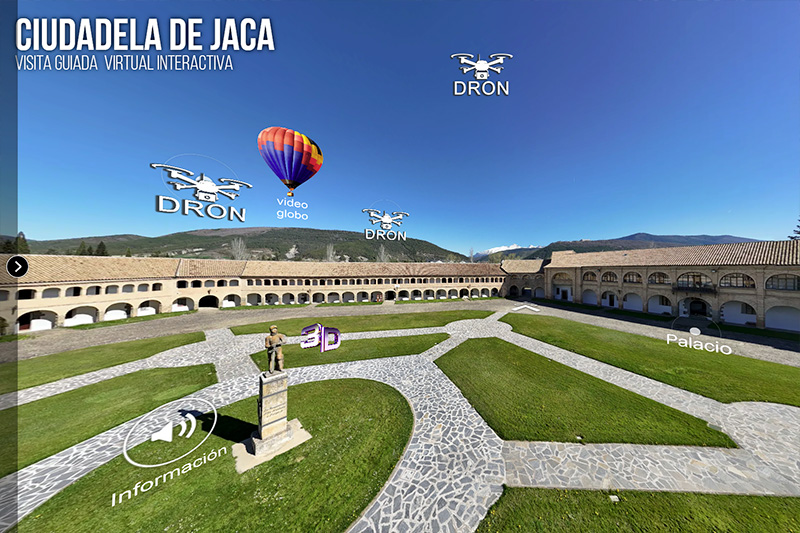 La visita virtual de la Ciudadela de Jaca, una experiencia única en patrimonio digital
