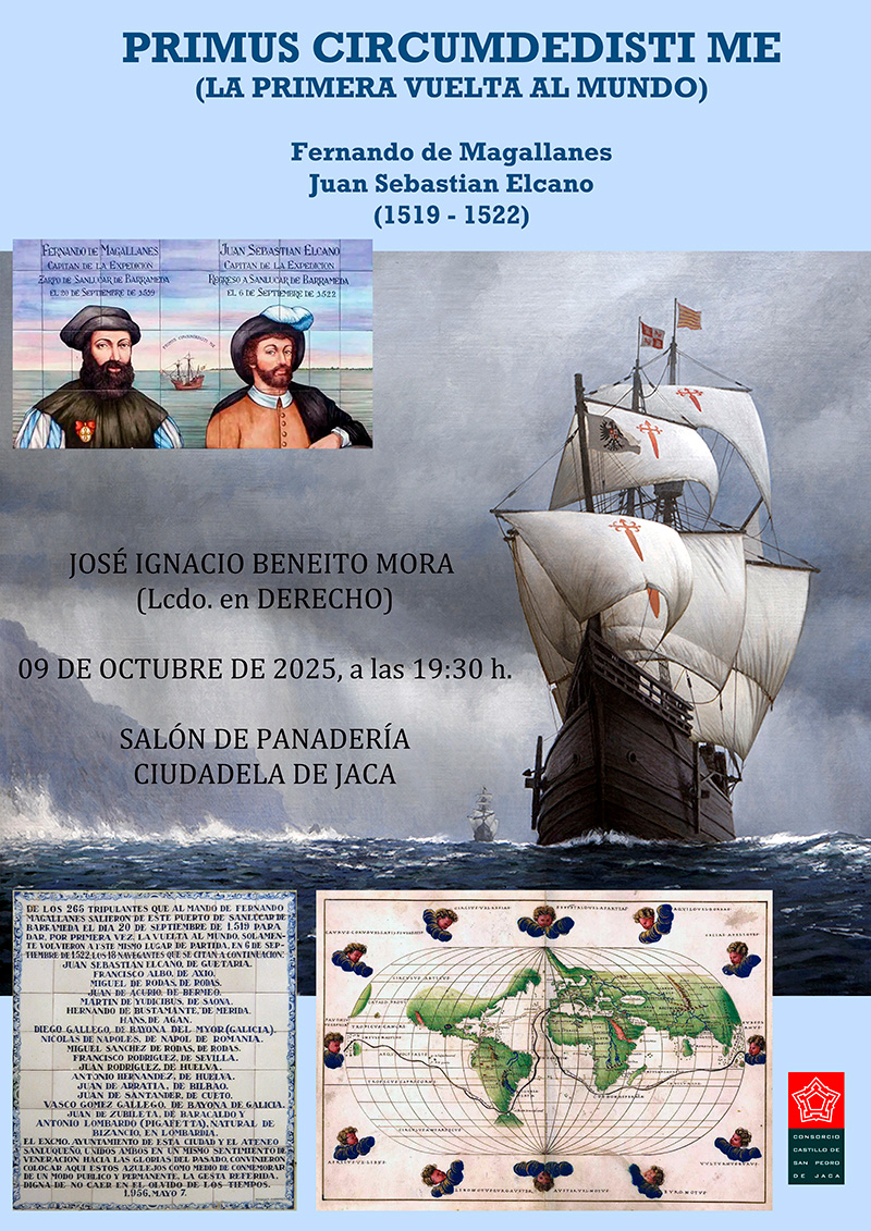 Conferencia «Primus circumdedisti me. La primera vuelta al mundo»