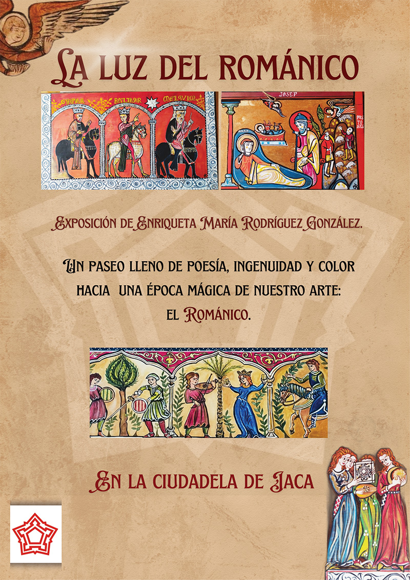 Exposición «La luz del Románico». Pinturas de Enriqueta María Rodríguez