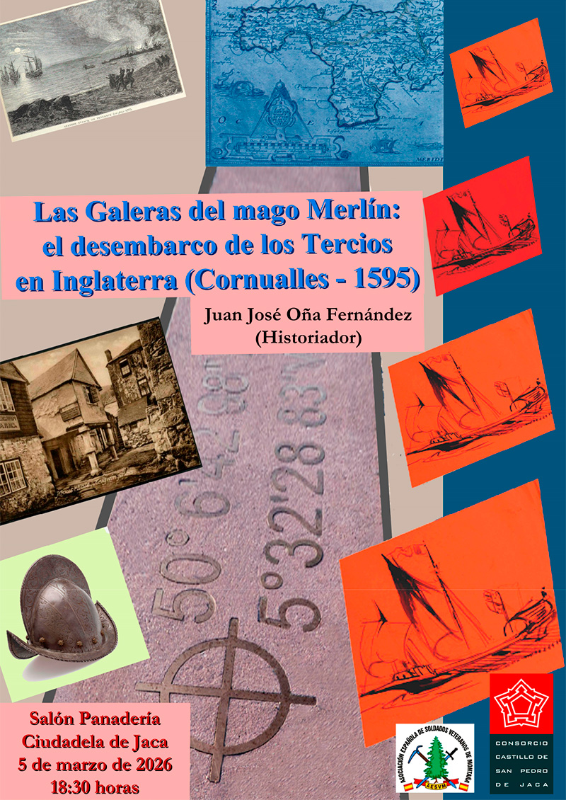 Conferencia «Las galeras del mago Merlín: el desembarco de los Tercios en Inglaterra (Cornualles 1595)»